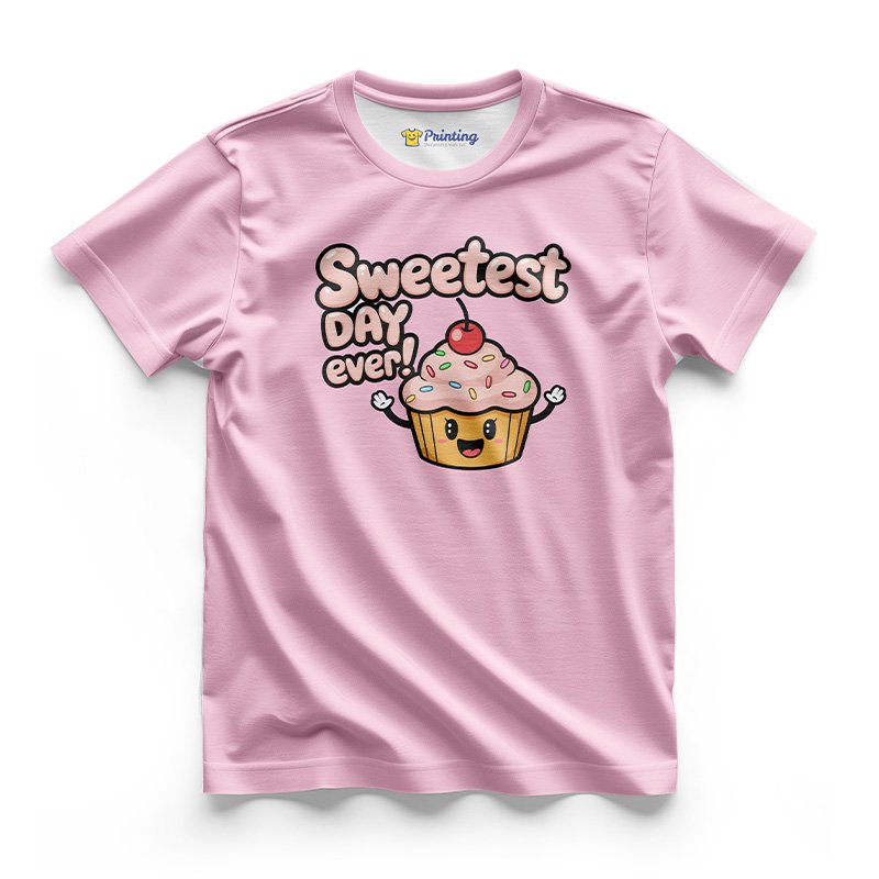 Birthday Celebration Logo Printed T-Shirt
