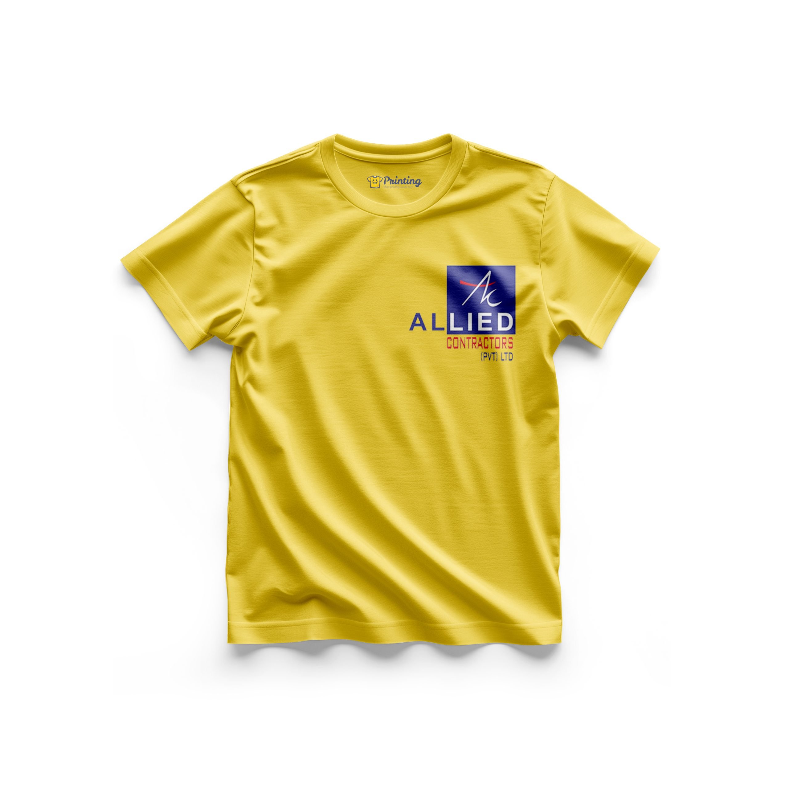 Allied Logo Printed - Construction Company T-Shirt CBCC13