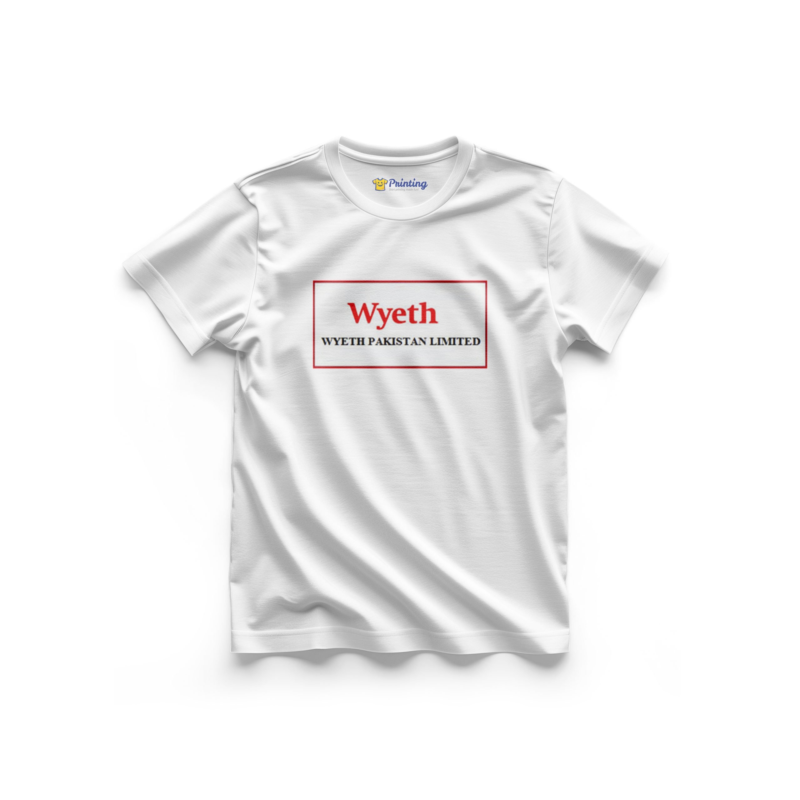 Wyeth Logo Printed - Pharmacy Staff T-Shirt CBPS05