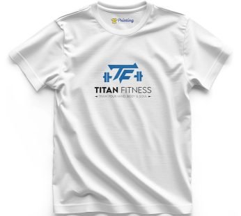 Titan Fitness Gym Logo Printed T-Shirt SFAG11