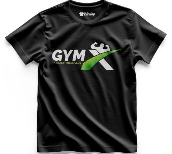Gym X Gym Logo Printed T-Shirt SFAG14