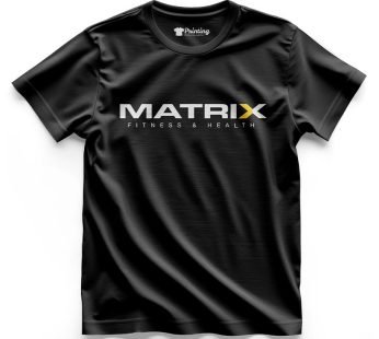 Matrix Gym Logo Printed T-Shirt SFAG17