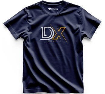 DX Sports & Fitness – Gym Logo Printed T-Shirt SFAG21