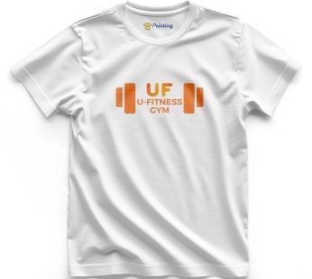 U Fitness Gym Logo Printed T-Shirt SFAG06