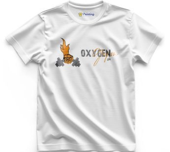 Oxygen Gym Logo Printed T-Shirt SFAG07