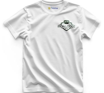 Iron Lodge Gym Logo Printed T-Shirt SFAG09