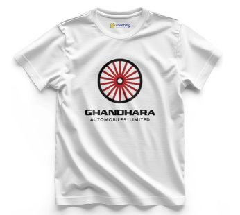 Ghandhara Logo Printed – Automobile Company T-Shirt CBAS10
