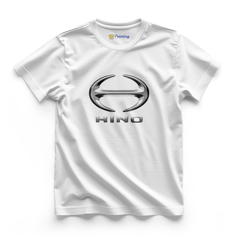HINO Logo Printed - Automobile Company T-Shirt CBAS11