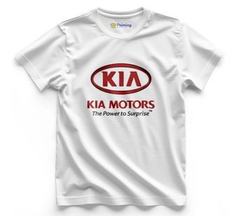 KIA Motors Logo Printed – Automobile Company T-Shirt CBAS 05
