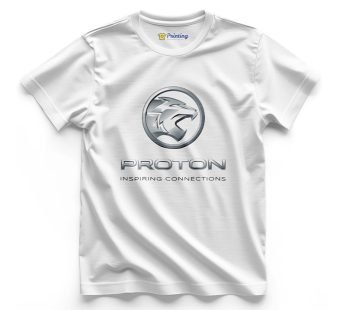 Proton Logo Printed – Automobile Company T-Shirt CBAS07