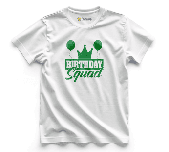 Happy Birthday Abstract Clipart T-Shirt ECHB-10