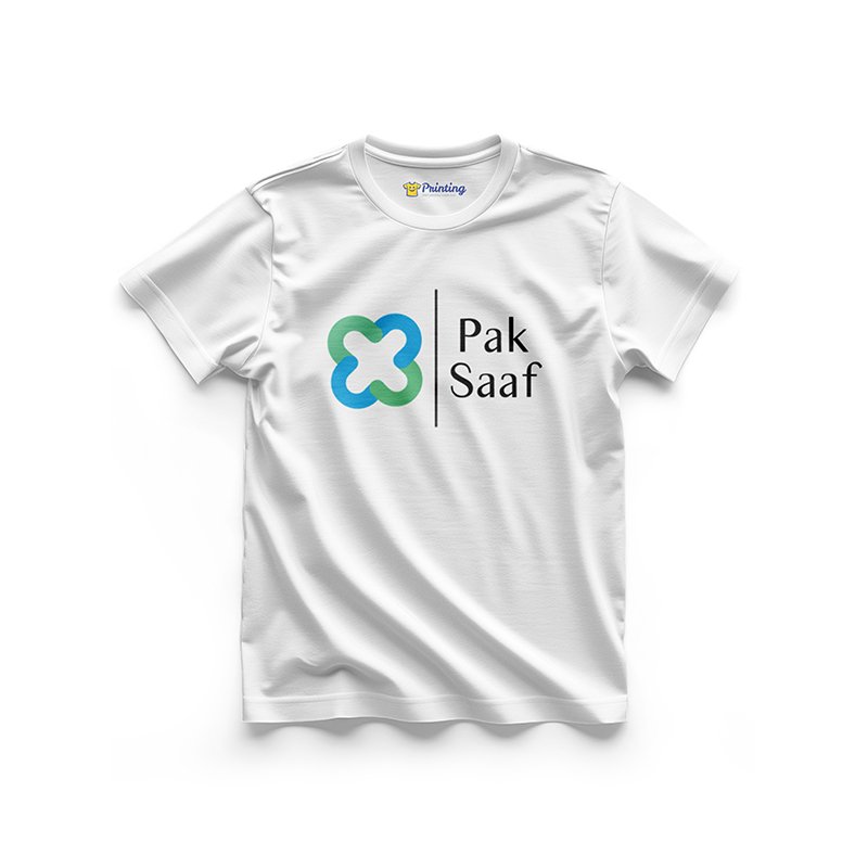Pak Saaf Logo Printed - Cleaning Staff T-Shirts CBCS07
