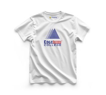Edge College Logo Printed – Coaching Center Staff T-Shirts EICC06