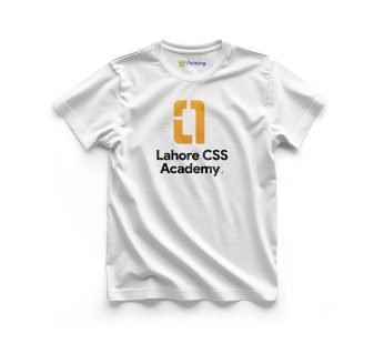 Lahore CSS Academy Logo Printed – Coaching Center Staff T-Shirts EICC07