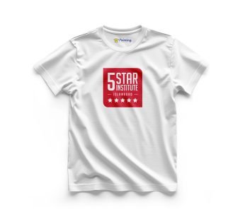 Star Logo Printed – Coaching Center Staff T-Shirts EICC08