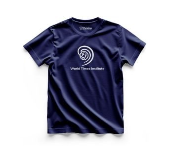 World Time Institute Logo Printed – Coaching Center Staff T-Shirts EICC15