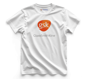 GSK Logo Corporate Printed T-Shirt CBCT-13