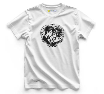Couple Vector Printed T-Shirt ECCT-10