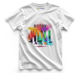 Holi Artwork Printed T-Shirts ECHT09