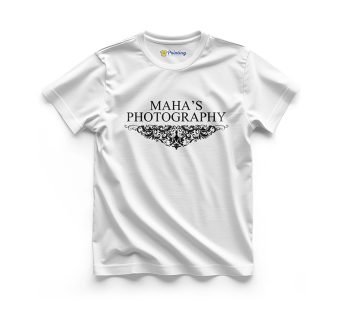 Maha’s Photography Logo Printed – Photography Teams T-Shirts CBPT09
