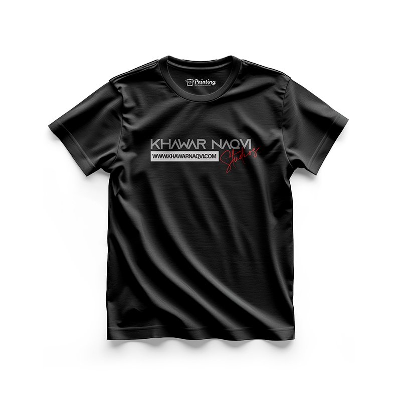 Khawar Naqvi Logo Printed - Photography Teams T-Shirts CBPT12