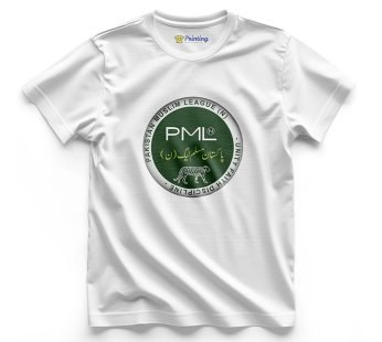 PML Logo Printed Political Campaign T-Shirt ECPC07