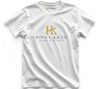 Hafsa Khan Salon & Spa Logo Printed T-Shirt CBSS08