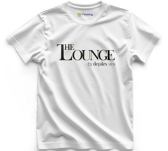 The Lounge Salon & Spa Logo Printed T-Shirt CBSS17