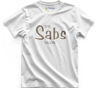 The Sabs Salon & Spa Logo Printed T-Shirt CBSS16