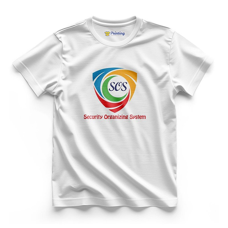 SOS Logo Printed - Security Staff T-Shirts CBSS12