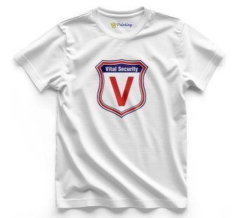 Vital Security Logo Printed – Security Staff T-Shirts CBSS07