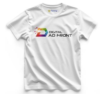 Digital Ad Front Logo Printed – Signage Company Staff T-Shirt CBSC15