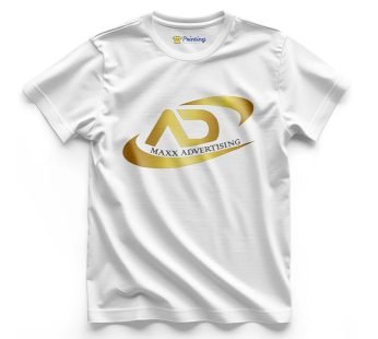 Max Advertising Logo Printed – Signage Company Staff T-Shirt CBSC05