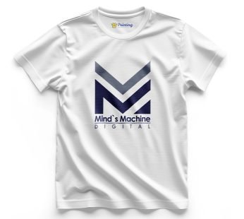 Mind’s Machine Logo Printed – Signage Company Staff T-Shirt CBSC06