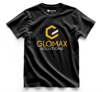 Glomax Solutions Logo Printed – Signage Company Staff T-Shirt CBSC08