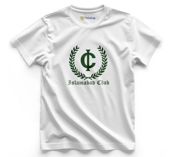 Islamabad Club – Logo Printed Social Club T-Shirt LPSC01