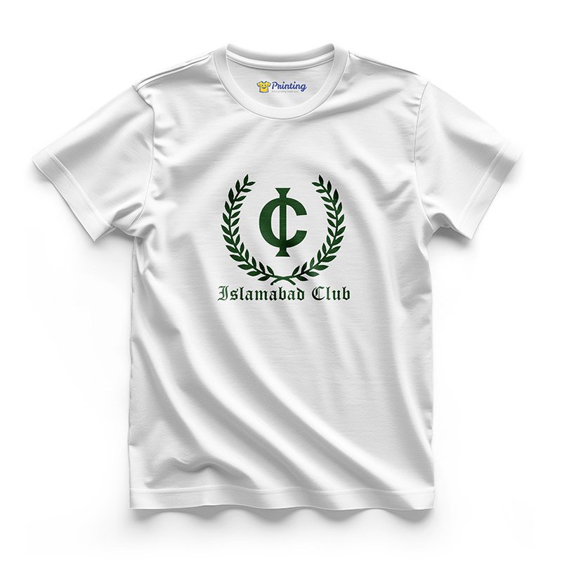 Islamabad Club - Logo Printed Social Club T-Shirt LPSC01