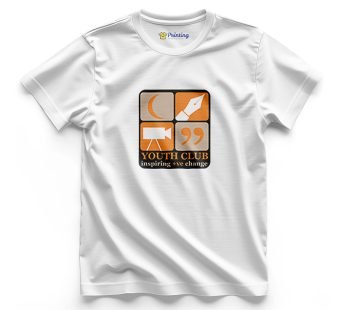 Youth Club – Logo Printed Social Club T-Shirt LPSC04