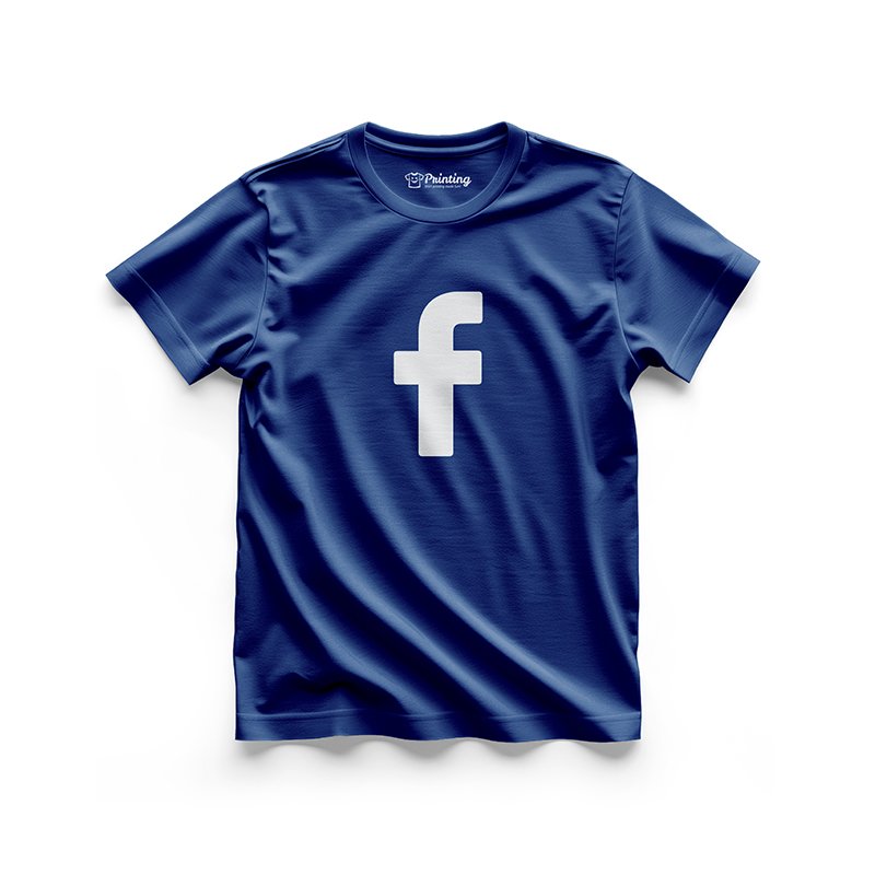 Facebook Logo Printed – Social Media Inspired T-Shirts IPSM16