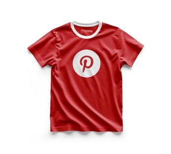 Pinterest Logo Printed – Social Media Inspired T-Shirts IPSM02