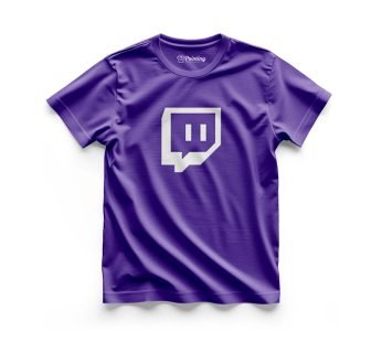 Twitch Logo Printed – Social Media Inspired T-Shirts IPSM22