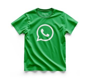 Whatsapp Logo Printed – Social Media Inspired T-Shirts IPSM24