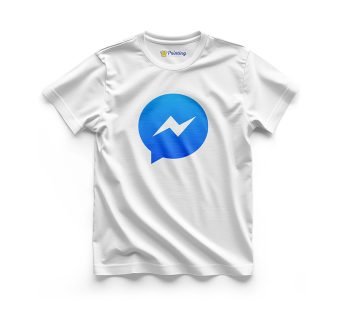 Messenger Logo Printed – Social Media Inspired T-Shirts IPSM25