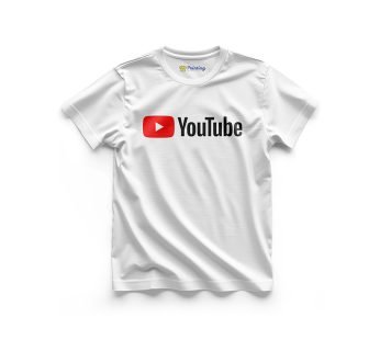 YouTube Logo Printed – Social Media Inspired T-Shirts IPSM05