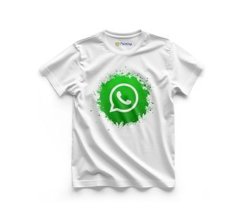 WhatsApp Logo Printed – Social Media Inspired T-Shirts IPSM07