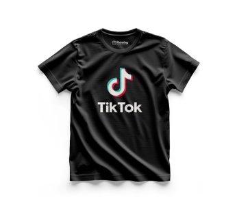 TikTok Logo Printed – Social Media Inspired T-Shirts IPSM08
