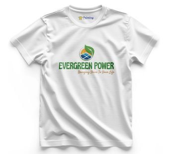Evergreen Power Logo – Solar Company Staff T-Shirt IFSC-12