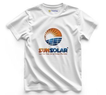Sun Solar Logo – Solar Company Staff T-Shirt IFSC-14