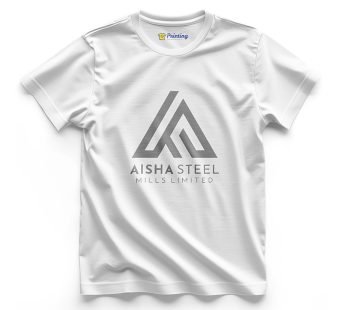 Aisha Steel Logo Printed – Steel Industry Workers T-Shirts CBSI15