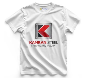 Kamran Steel Logo Printed – Steel Industry Workers T-Shirts CBSI08